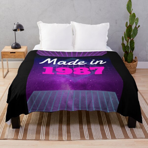 Item preview, Gift for 34 Year Old Made in 1987 34th Birthday Retro Vintage designed and sold by WPahat.