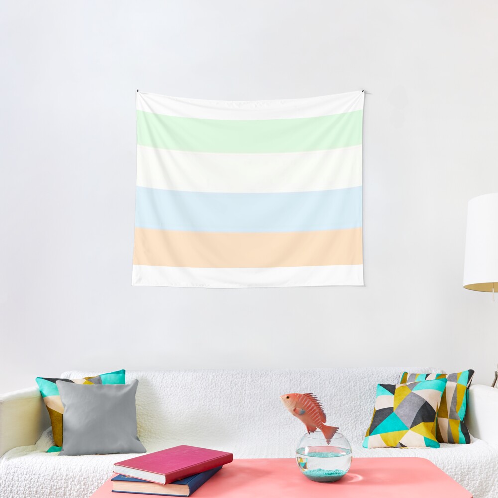 "Unlabeled Flag" Tapestry by sophmalinn Redbubble