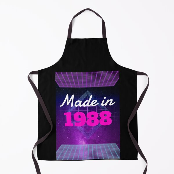 Item preview, Gift for 33 Year Old Made in 1988 33rd Birthday Retro Vintage designed and sold by WPahat.