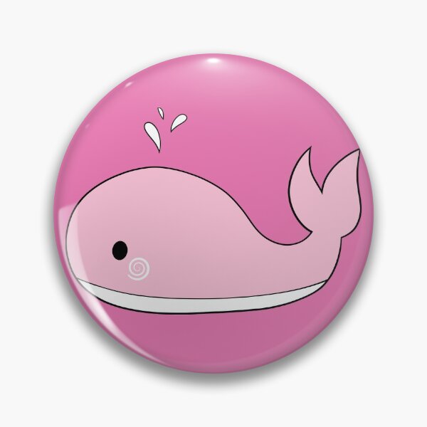 Item preview, cute pink whale! designed and sold by floradoodles.
