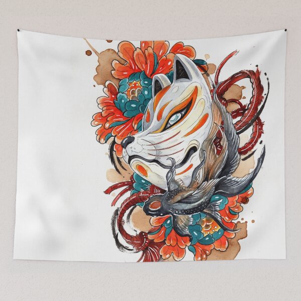Item preview, Ezume - Kitsune Mask designed and sold by RubisFirenos.