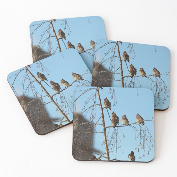 Item preview, waxwing flock songbird designed and sold by mrivserg.