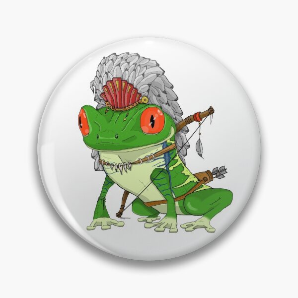Item preview, Native Frog Warrior designed and sold by SunnyMike.