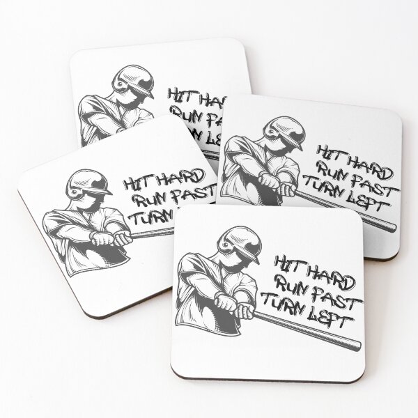 Item preview, Hit hard run fast turn left ,baseball  designed and sold by Djalane.