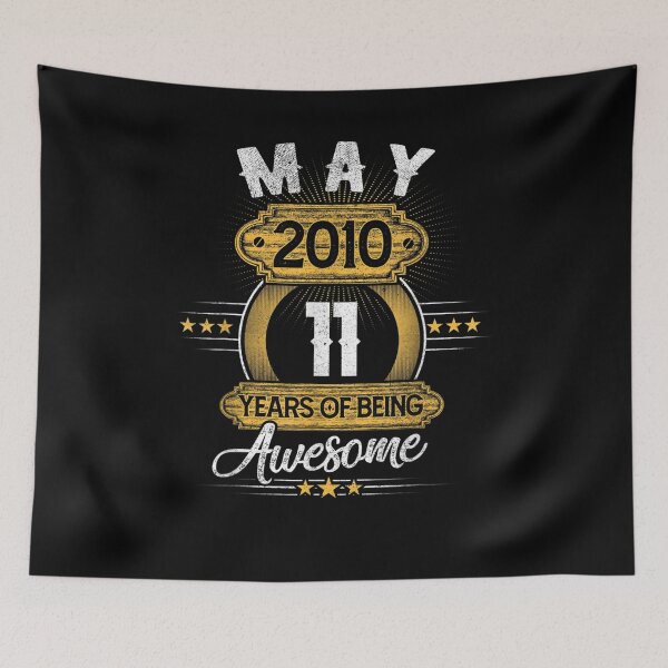 Item preview, 11 Year Old Retro May 2010 Limited Edition 11th Birthday  designed and sold by beatabea.