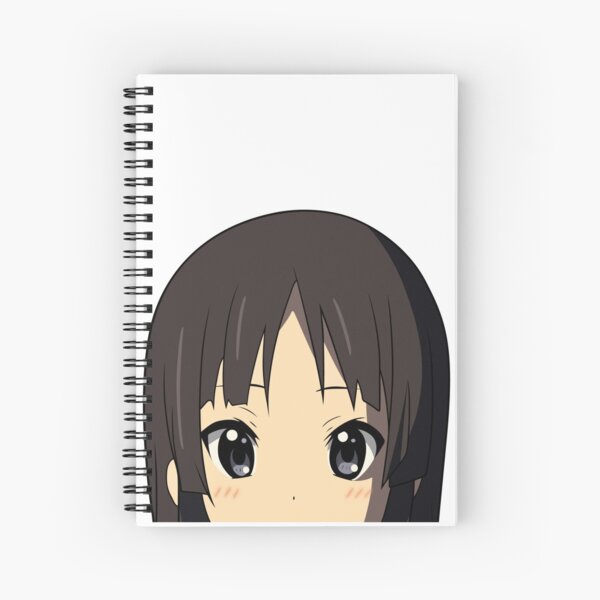 Mio akiyama peeker K-on! Spiral Notebook