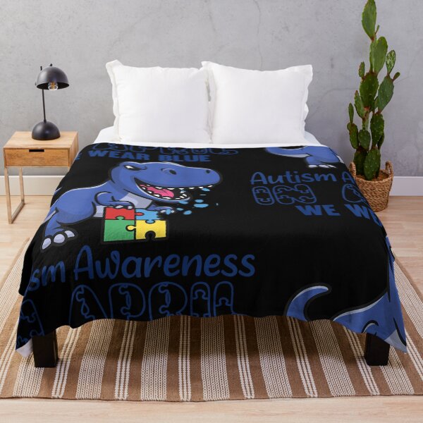 Item preview, In April We Wear Blue Autism Awareness Month designed and sold by Kingpoew.