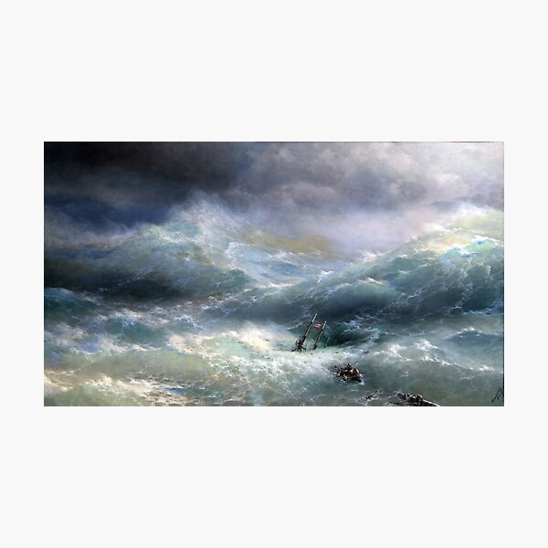 Wave by Ivan Aivazovsky Photographic Print