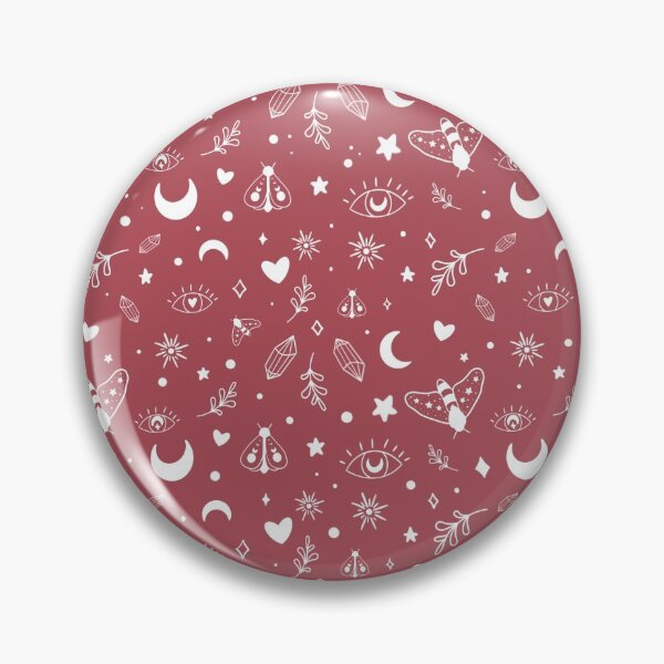 Item preview, Mystic celestial pattern red designed and sold by iconicus-design.