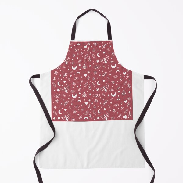Item preview, Mystic celestial pattern red designed and sold by iconicus-design.
