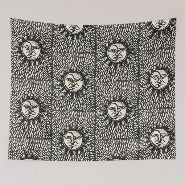 Item preview, Dynamic Sun/Moon with Face designed and sold by RosieKalef.