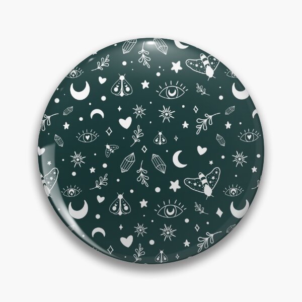 Item preview, Mystic celestial pattern green designed and sold by iconicus-design.