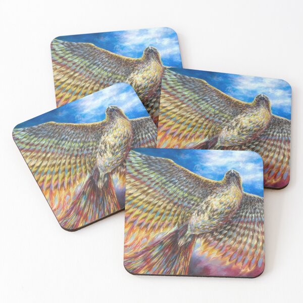 Item preview, Red Tailed Hawk Turning Phoenix by Joanna E. Read designed and sold by Joanna Read.