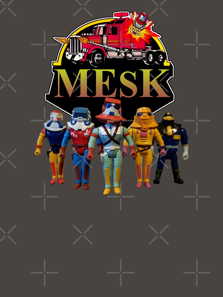 Thumbnail 7 of 7, Classic T-Shirt, M.E.S.K. M.A.S.K. Bootleg Figures and Logo designed and sold by mtrakker.