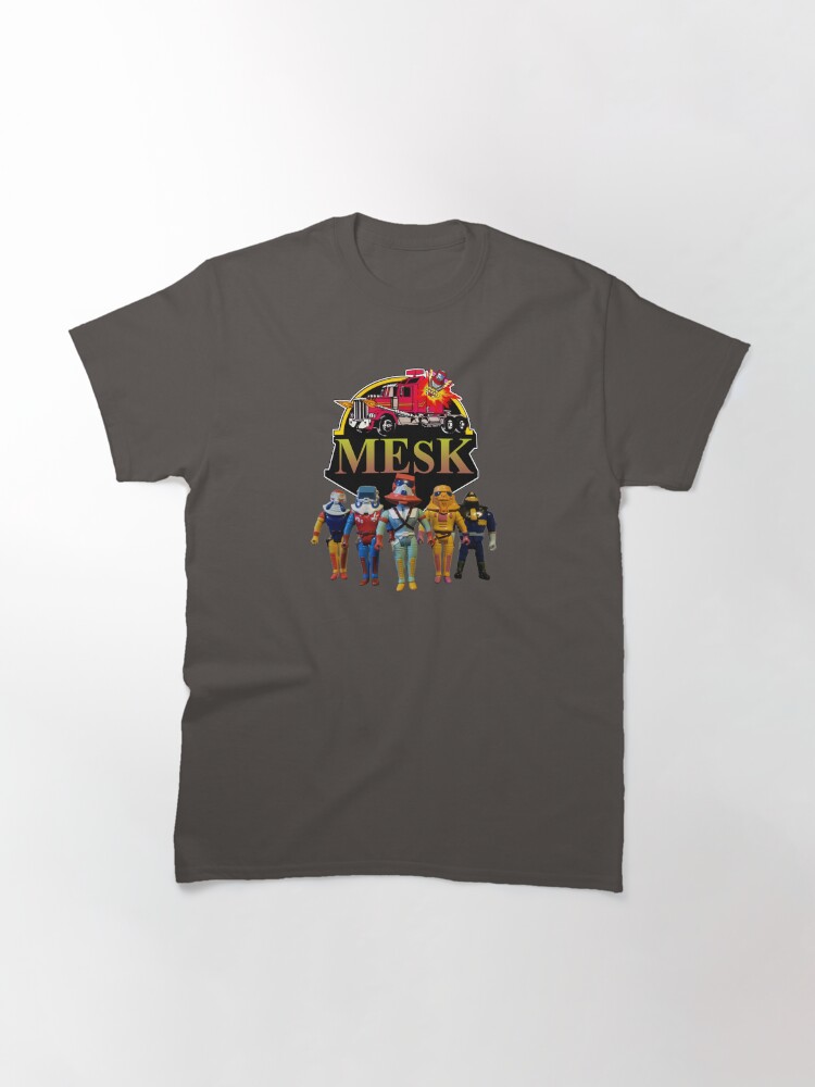 Thumbnail 3 of 7, Classic T-Shirt, M.E.S.K. M.A.S.K. Bootleg Figures and Logo designed and sold by mtrakker.