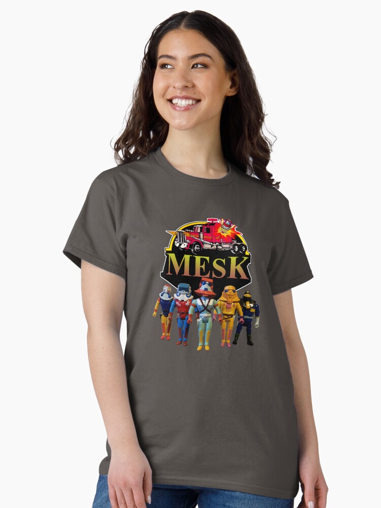 Thumbnail 1 of 7, Classic T-Shirt, M.E.S.K. M.A.S.K. Bootleg Figures and Logo designed and sold by mtrakker.