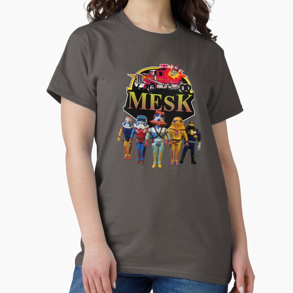 M.E.S.K. M.A.S.K. Bootleg Figures and Logo Classic T-Shirt