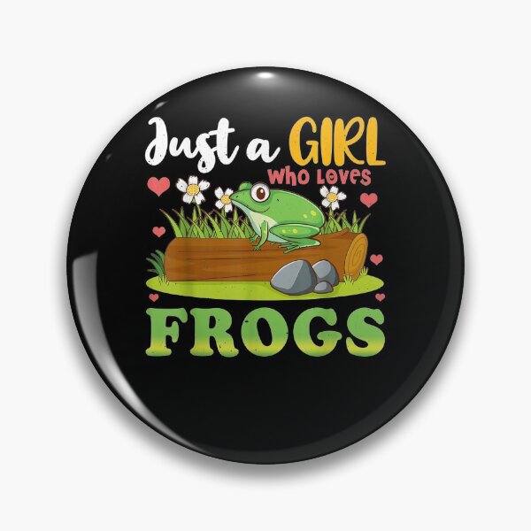 Item preview, Just A Girl Who Loves Frogs  designed and sold by beatabea.