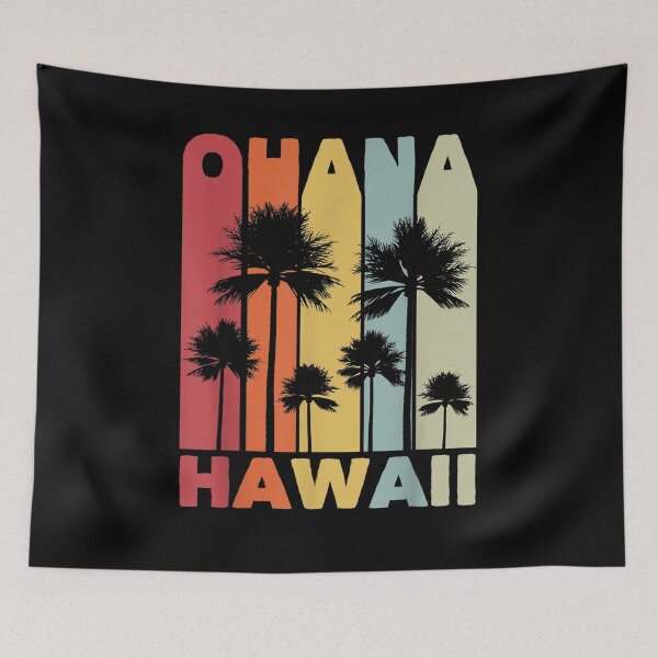 Item preview, Family Ohana Hawaiian Retro Hawaii Tropical Summer Vacation  designed and sold by beatabea.