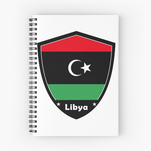 Artikelvorschau, Libyen Flaggenabzeichen entworfen und verkauft von Gina-Driada.
