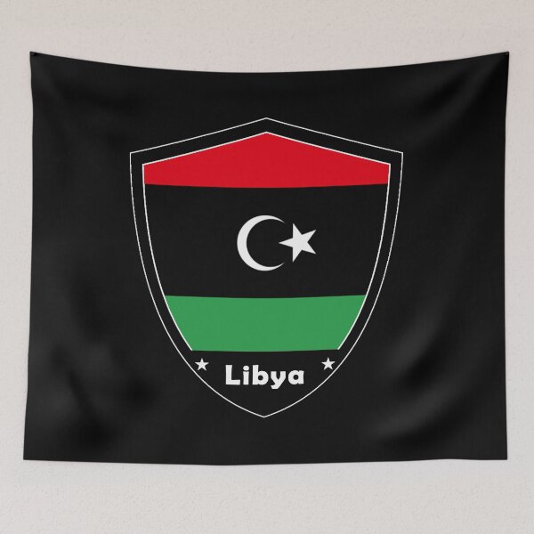 Item preview, Libya Flag Badge designed and sold by Gina-Driada.