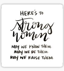 Pegatina Mujeres fuertes