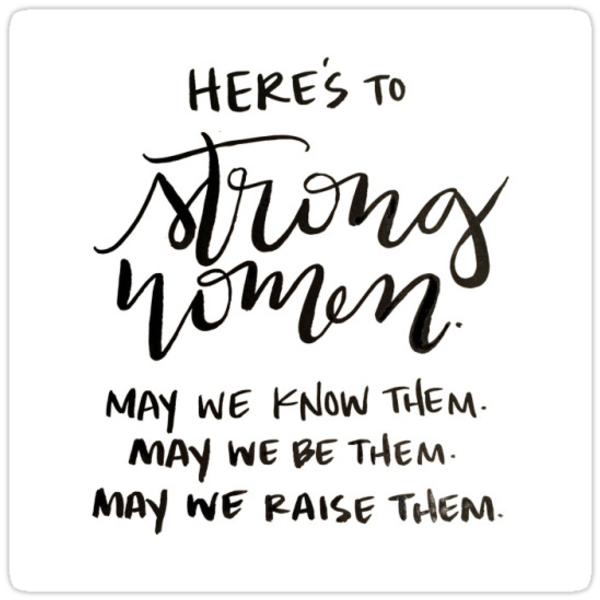 "Strong Women" Stickers by cwalter  Redbubble