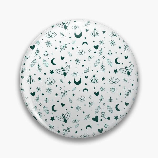 Item preview, Mystic celestial pattern sage green designed and sold by iconicus-design.