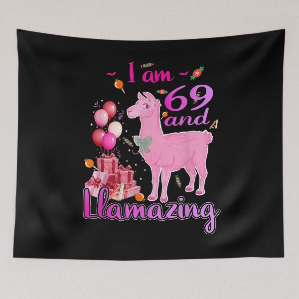 Item preview, I Am 69 Years Old And Llamazing 69th Llama Birthday Girl Boy  designed and sold by beatabea.