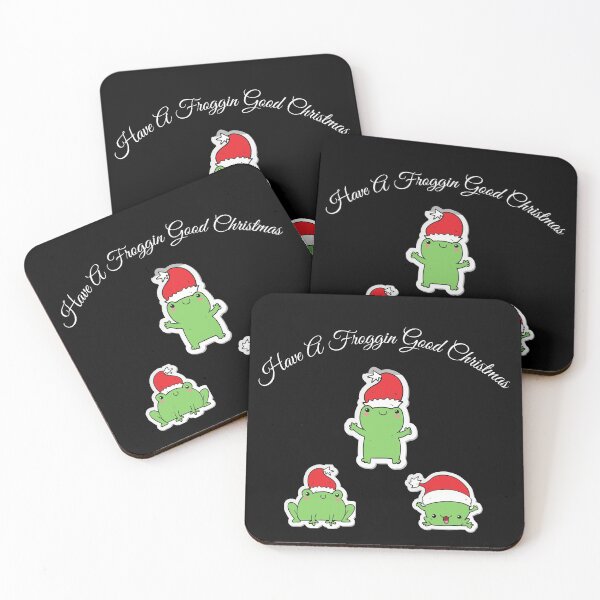 Item preview, Cute Jumping Frog Christmas Design designed and sold by Imemewell.
