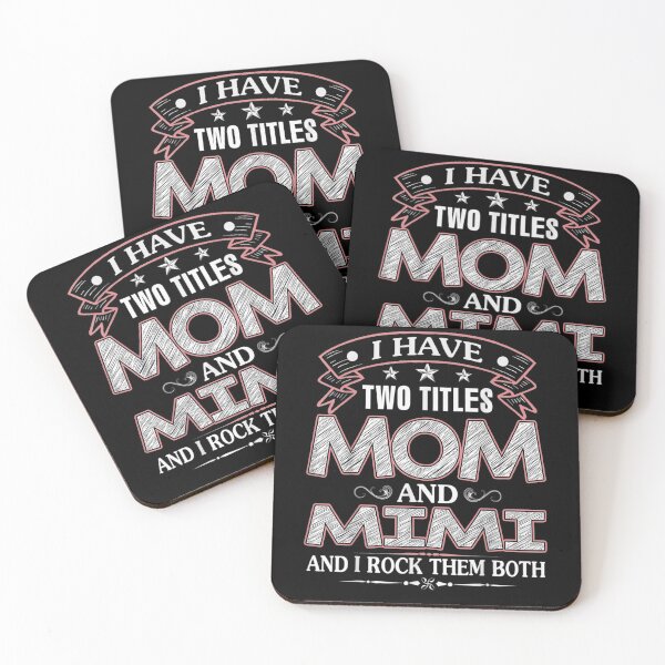 Item preview, I Have Two Titles Mom Mimi And I Rock Them Mother's Day  designed and sold by beatabea.