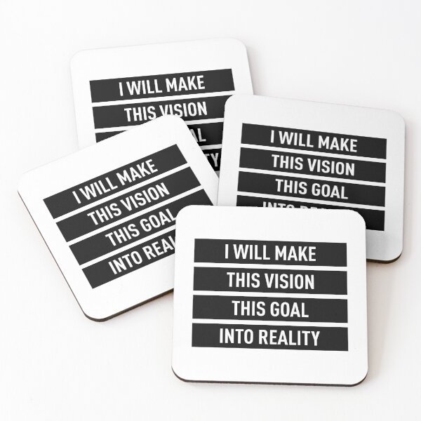 Item preview, I Will Make This Vision This Goal Into Reality designed and sold by FilipeFerreira.