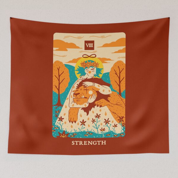 Item preview, Strength (VIII) designed and sold by Artisan-Gallery.