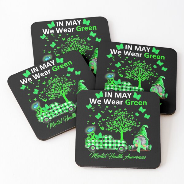 Item preview, In May We Wear Green Mental Health Awareness Gifts  designed and sold by beatabea.