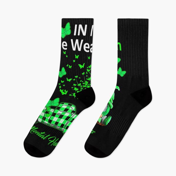 Item preview, In May We Wear Green Mental Health Awareness Gifts  designed and sold by beatabea.