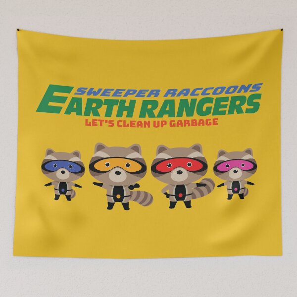 Item preview, Earth Ranger Raccoons  designed and sold by Anicue.