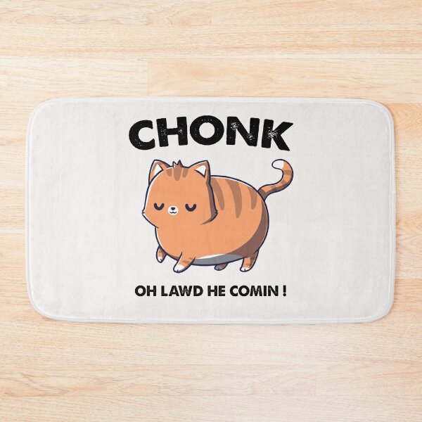 Item preview, CHONK,Cute Cat With Red Nose  designed and sold by sirrab.