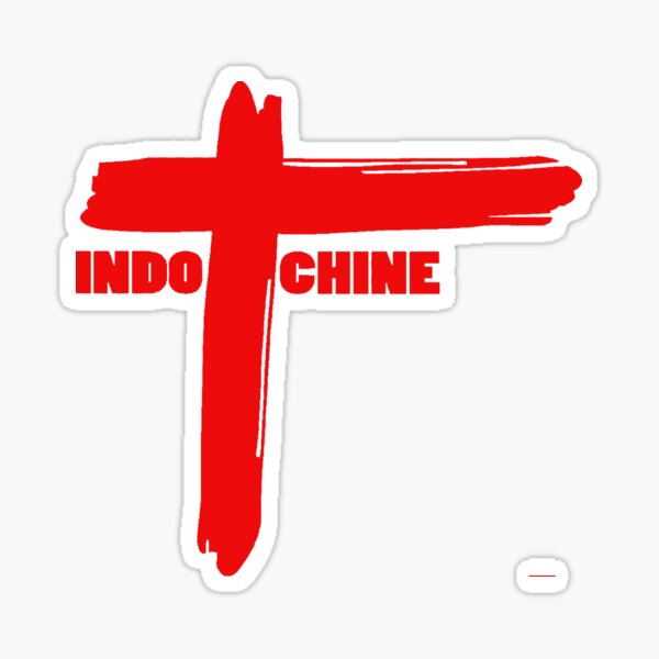 Indochine - Bande à logo Sticker