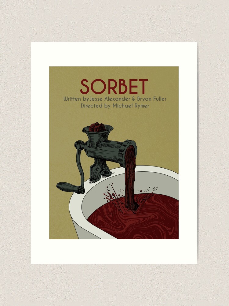 Sorbet Hannibal Episode Poster (S1E7) Art Print