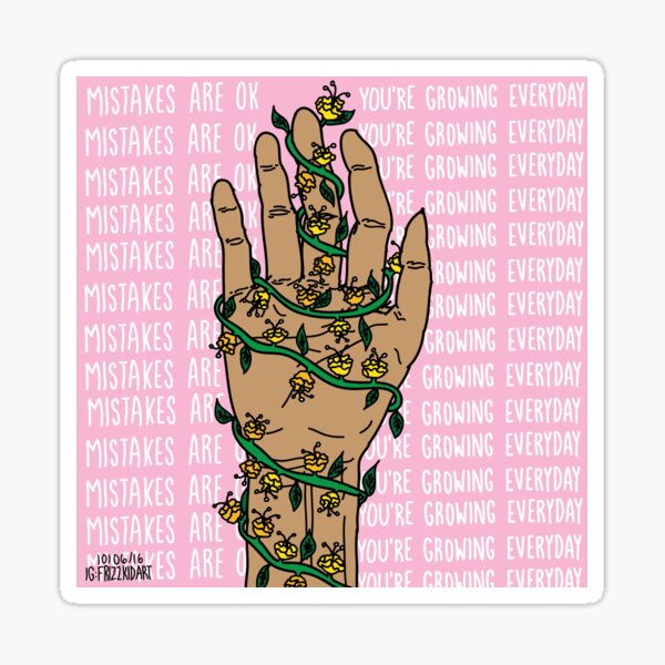 Mistakes are OK Sticker