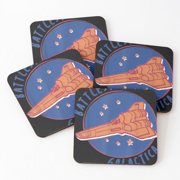 Artikelvorschau, Battlestar Galactica Cartoon Patch entworfen und verkauft von dalesara.