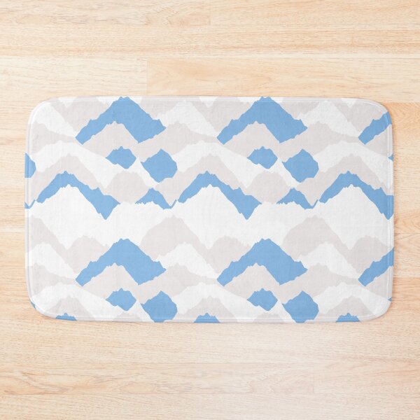 Item preview, Color Block Mountains | Blue Geometric Pattern  designed and sold by Sarahelena Barrios.