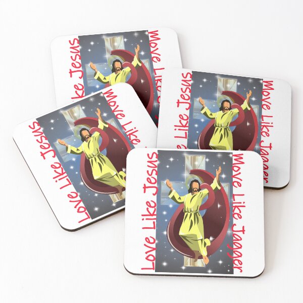 Item preview, Love Like Jesus - Move Like Jagger designed and sold by Sarcasmagic.