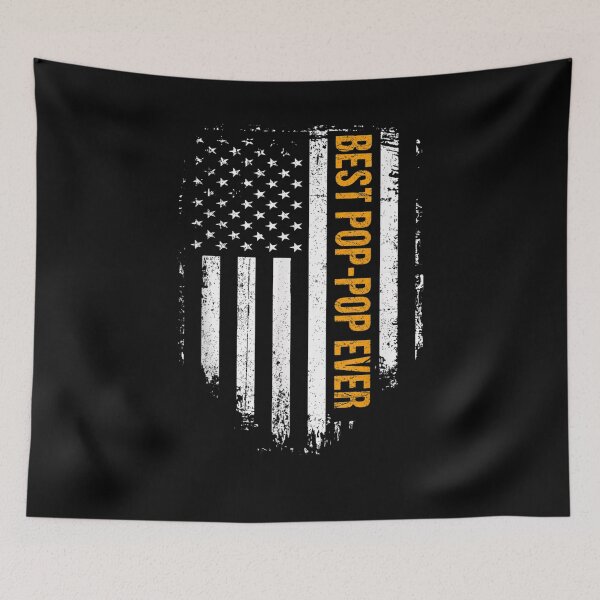 Item preview, Vintage Best Pop Pop Ever American Flag Father's Day  designed and sold by beatabea.