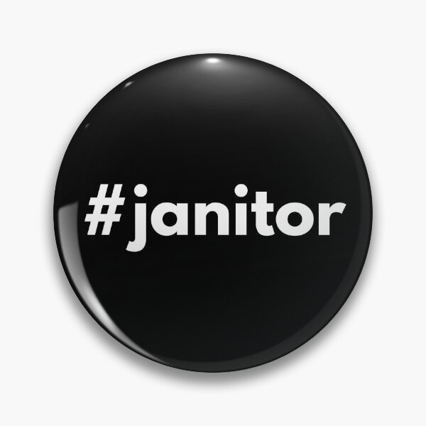 Item preview, Hashtag Janitor designed and sold by HashtagZone.