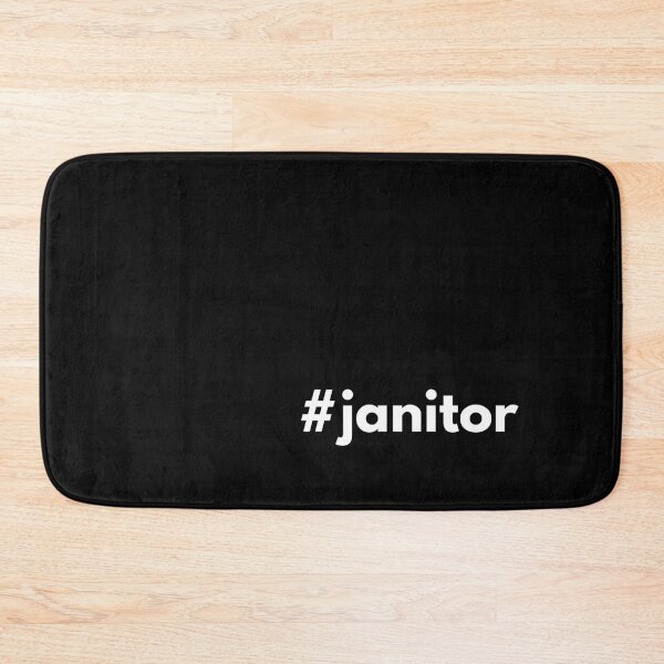 Item preview, Hashtag Janitor designed and sold by HashtagZone.