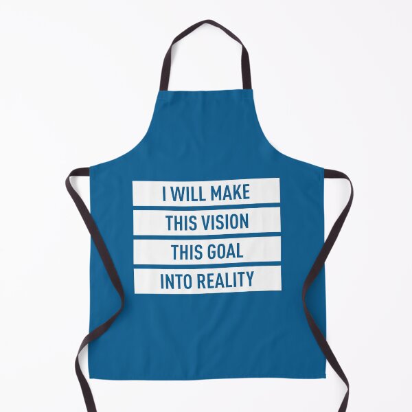 Item preview, I Will Make This Vision This Goal Into Reality (Blue BG) designed and sold by FilipeFerreira.