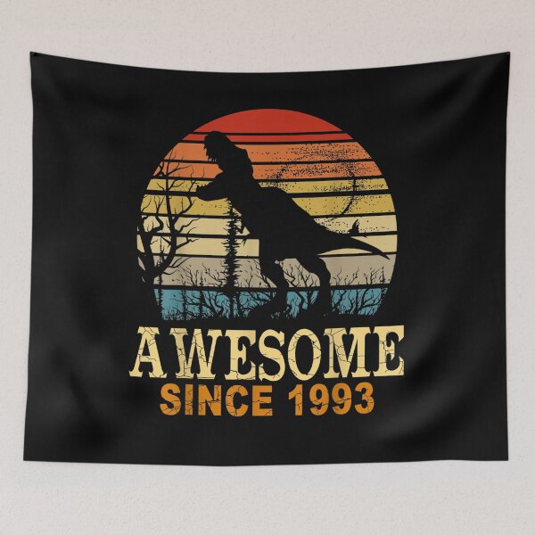 Item preview, Awesome Since 1993 Dinosaur 28 Years Old 28rd Birthday  designed and sold by beatabea.