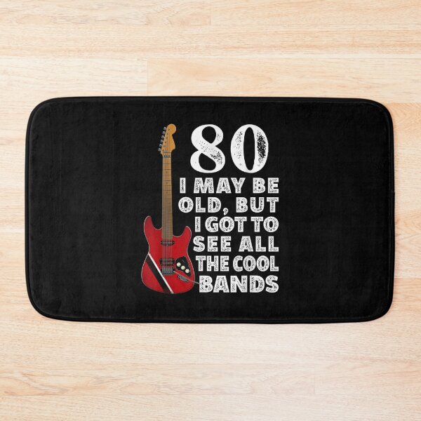 Item preview, Funny I 80th Birthday I May Be Old I Electric Guitar I Music  designed and sold by beatabea.