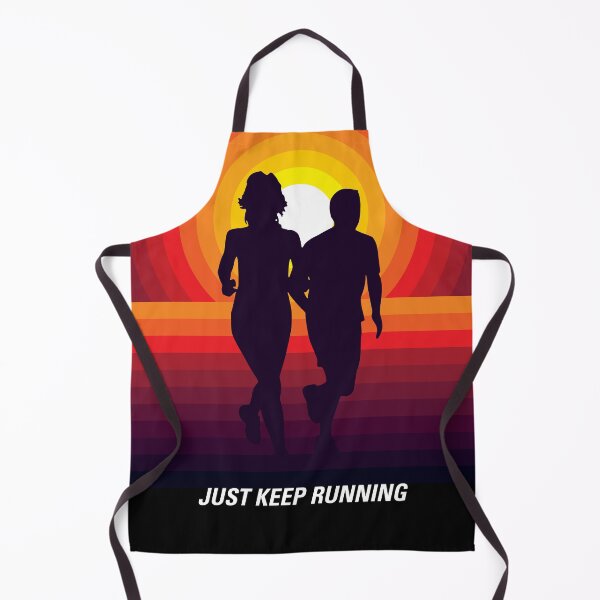 Item preview, Just Keep Running - Summer Sunset Silhouette (Couple) designed and sold by STUDIO-72.
